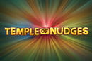 Logo de la tragaperras Temple of Nudges