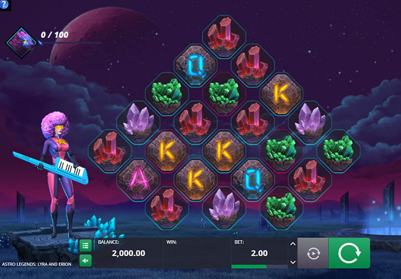 Tragaperras Astro Legends: Lyra and Erion de Foxium