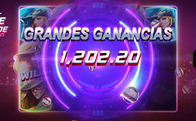 Celebrar un gran premio en la slot Agent Jane Blonde Returns