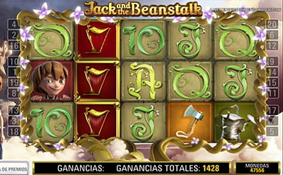 colección de tesoros en Jack and the Beanstalk
