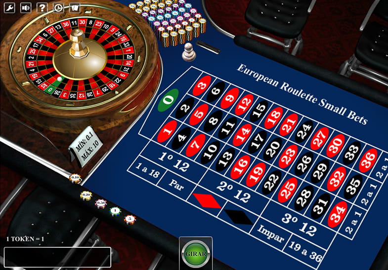 Versión demo de European Roulette Small Bets.