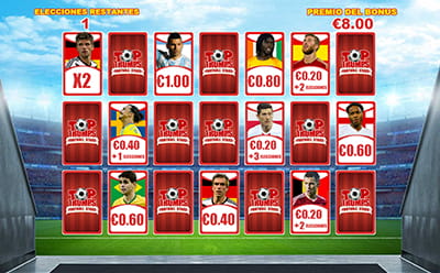 Función Bonus Trophy en la slot Football Stars Sporting Legends
