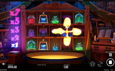 Característica Eructo de rana en la slot Frog Grog.