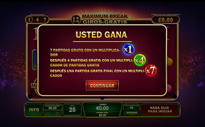 Función de giros gratis 147 Maximum Break en la slot Ronnie O'Sullivan