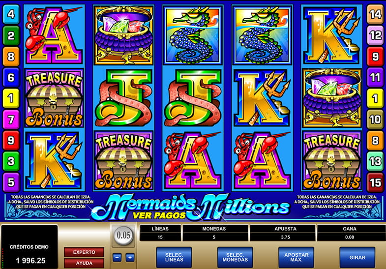 Jugar Mermaids Millions gratis