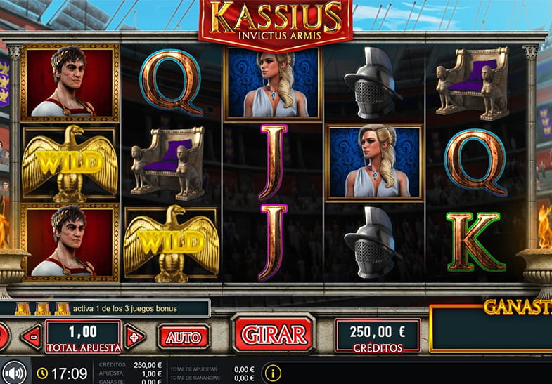 Tragaperras con bonus Kassius Invictis Armis de Gaming 1.