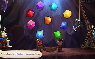 Función de bonificiación Mining Bonus en la slot Mirror Mirror.