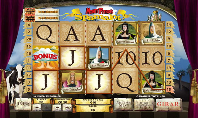 Monty Python's Spamalot Slot de Playtech