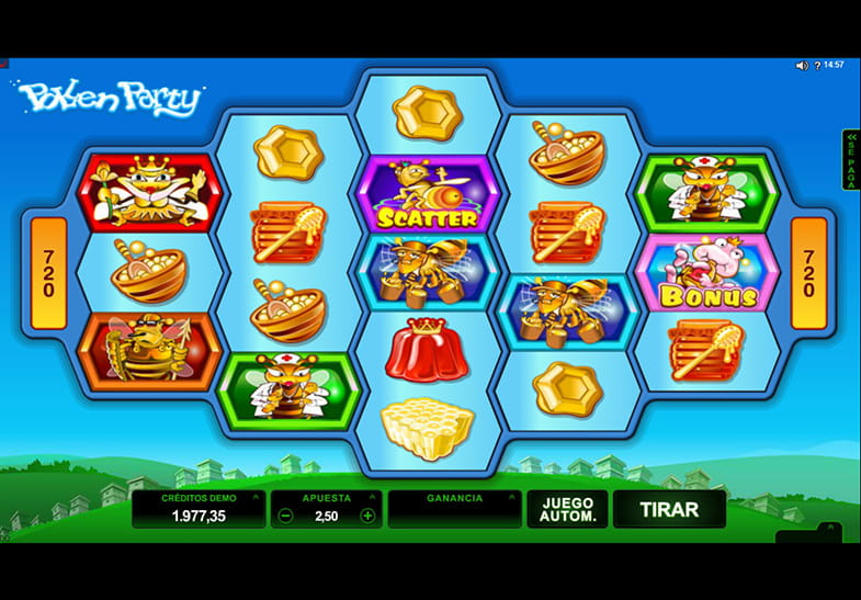 Juego gratis en versión demo de la slot Pollen Party