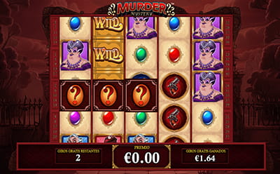 Ronda de giros gratis Reveal Spins en la tragaperras Murder Mystery