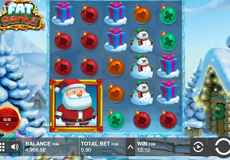 Captura de pantalla de la slot Fat Santa