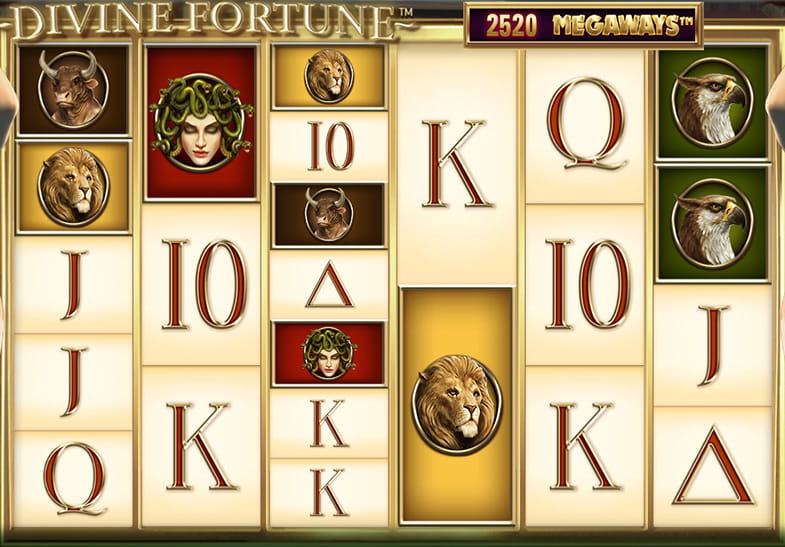 Pantalla de la slot Divine Fortune Megaways