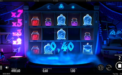 Función partida de misterio en la tragaperras Frog Grog.