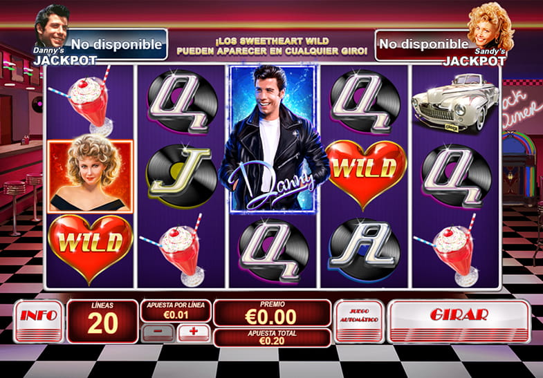 Versión demo de la slot Grease de Playtech.
