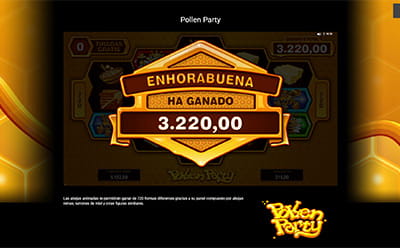 Premio alto en la slot Pollen Party.