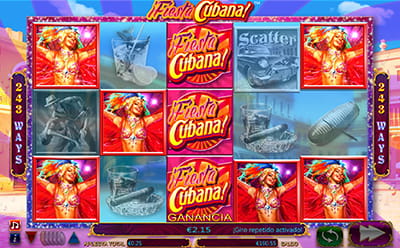 Función Tiempo de fiesta en la slot Fiesta Cubana.