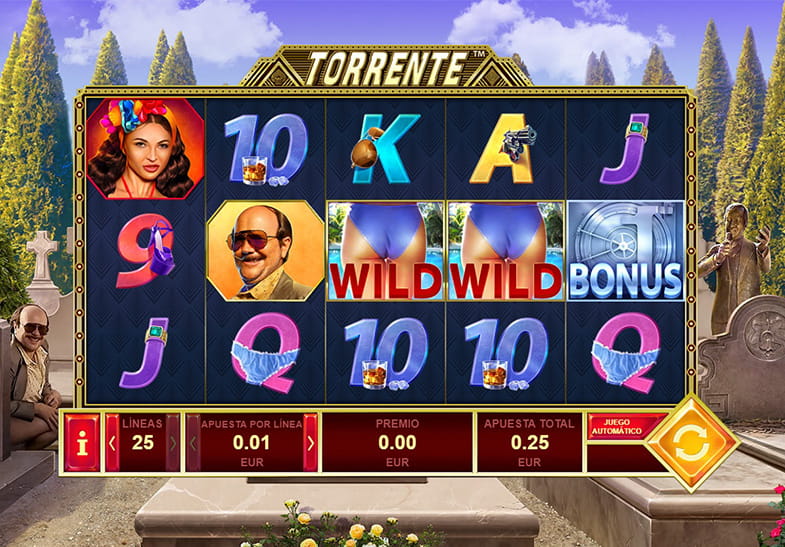 Tragaperras con juego bonus Torrente de Playtech.