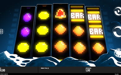 Panel de control de Arcader de Thunderkick en su versión adaptada a dispositivos móviles.