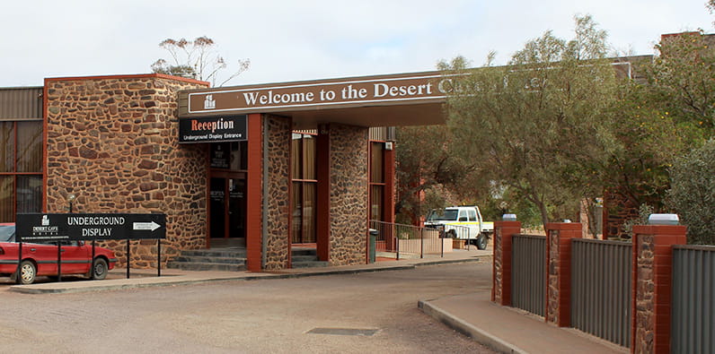 L'entrée du Desert Cave Casino