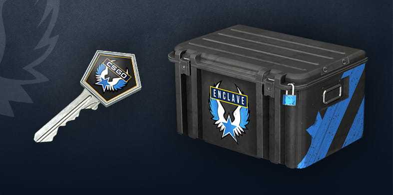 Caja con llave del video juego CS: GO