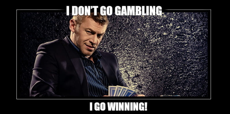 Meme "Je ne vais pas au casino pour jouer."