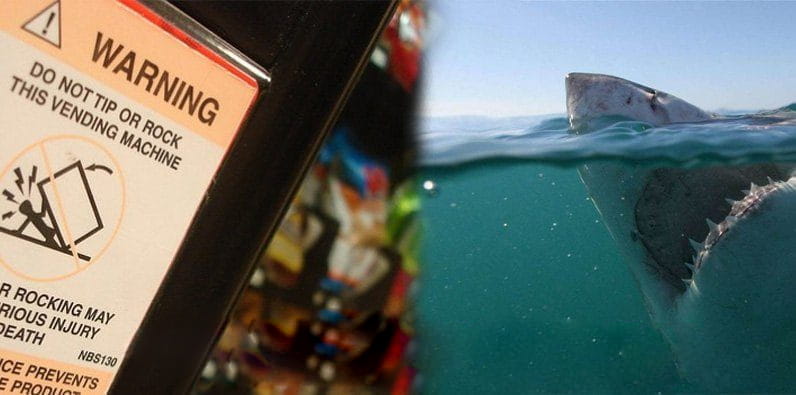 Un distributeur automatique est plus meurtrier qu'une attaque de requin