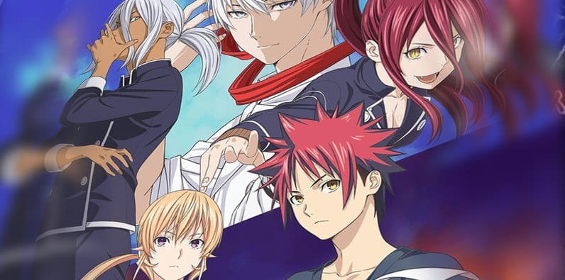 Personnages de la série animée "Food Wars"