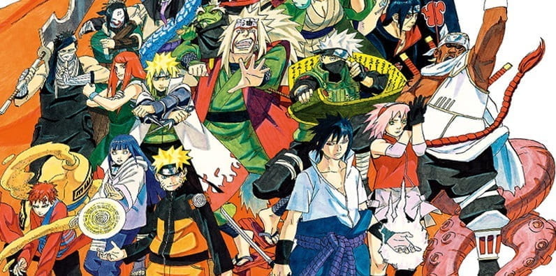 Personnages de la série animée "Naruto"