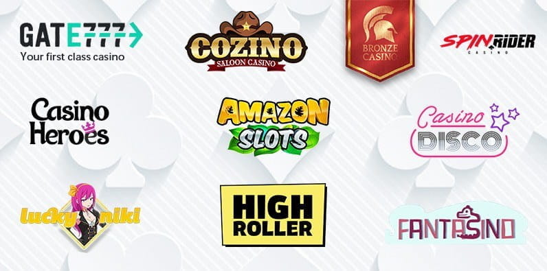 Logos des meilleurs casinos en ligne thématiques