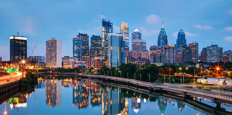 Philadelphie est parmi les villes avec des casinos aux États-Unis.