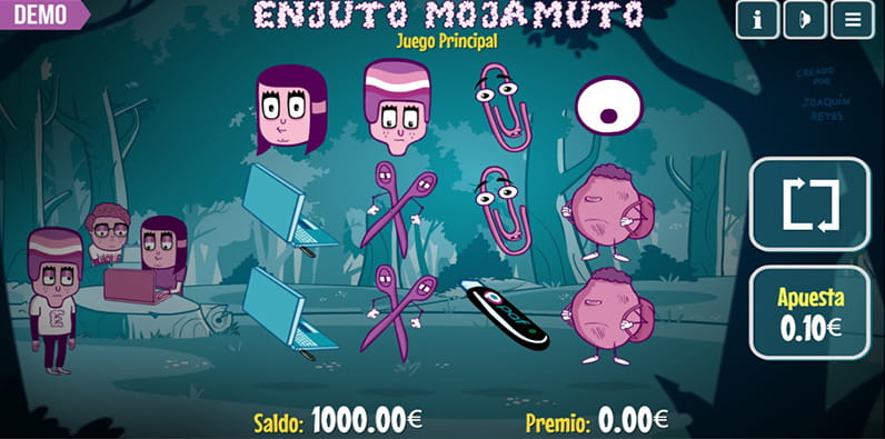 Tragaperras exclusiva de Paf Enjuto Mojamuto