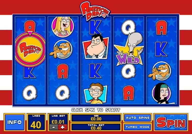 Slot American Dad de la compañía Playtech
