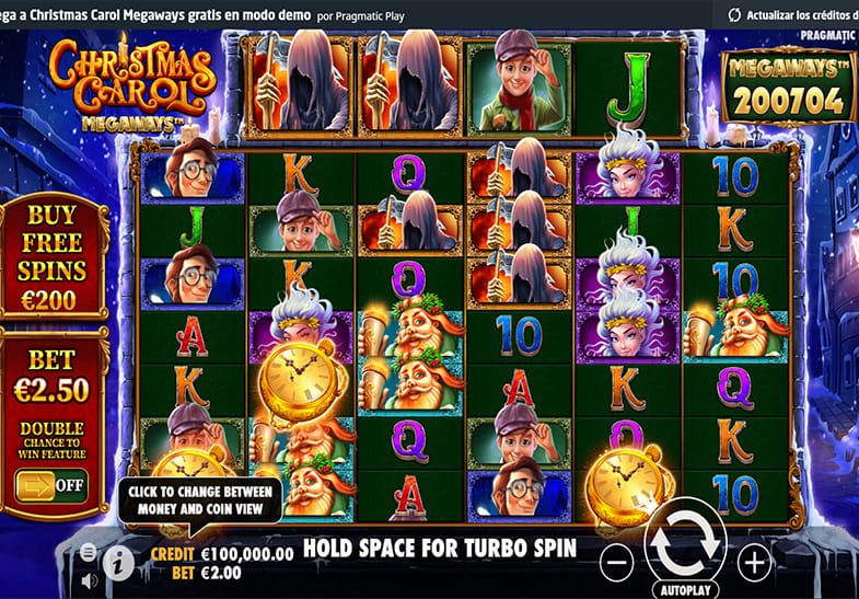 Captura de la slot Christmas Carol Megaways
