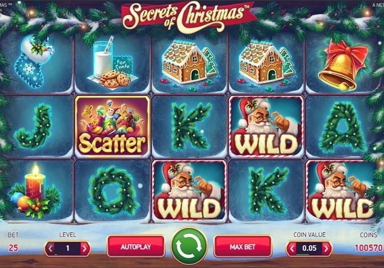 Captura de pantalla de la slot Secrets of Christmas