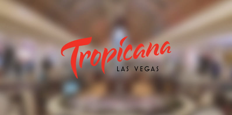 El logo del Hotel y Casino Tropicana Las Vegas