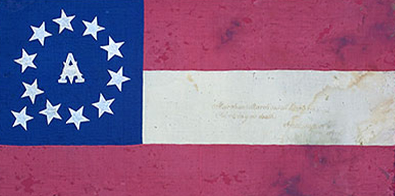 La bandera del estado de Arkansas durante la Guerra Civil